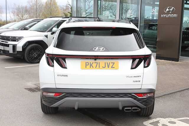 Hyundai TUCSON 1.6 TGDi Hybrid 230 Ultimate 5dr 2WD Auto White