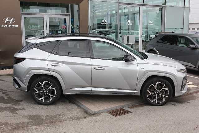Hyundai TUCSON 1.6T Hybrid N Line S 5dr Auto Silver